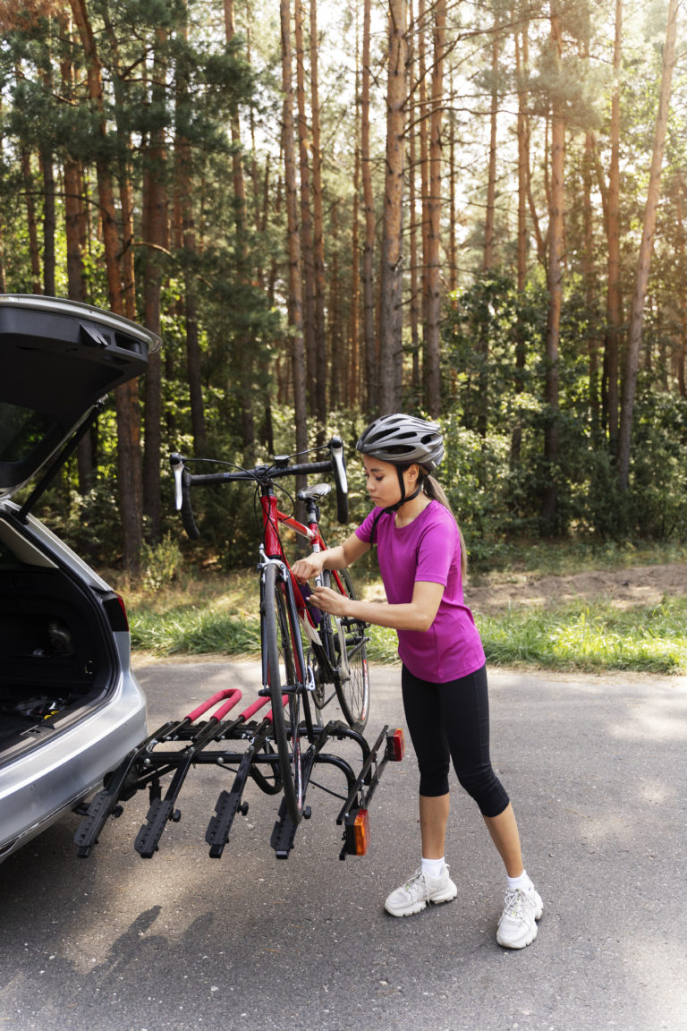 Electric Bike Hitch Rack